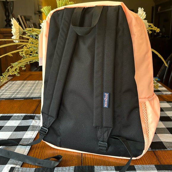 NWT Jansport Cross Town Peach Backpack - Picture 2 of 6
